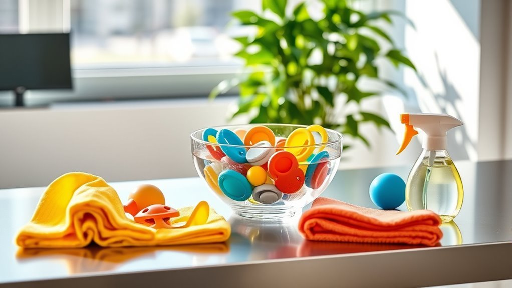 cleaning baby items safely