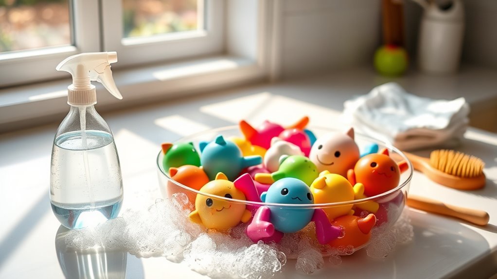cleaning baby toys safely