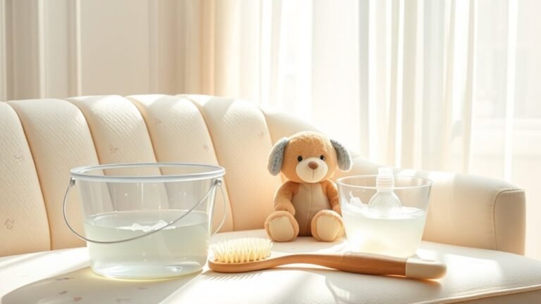 cleaning baby upholstery safely