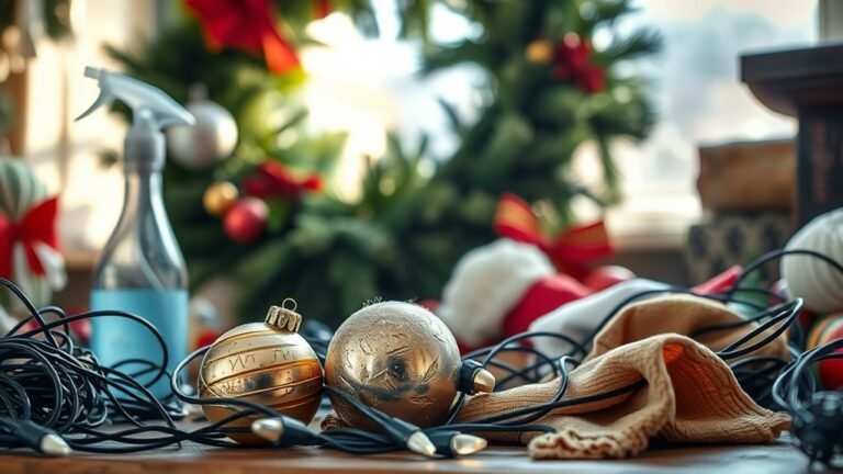 cleaning holiday decor errors
