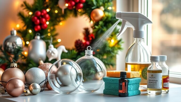 cleaning holiday decorations effectively