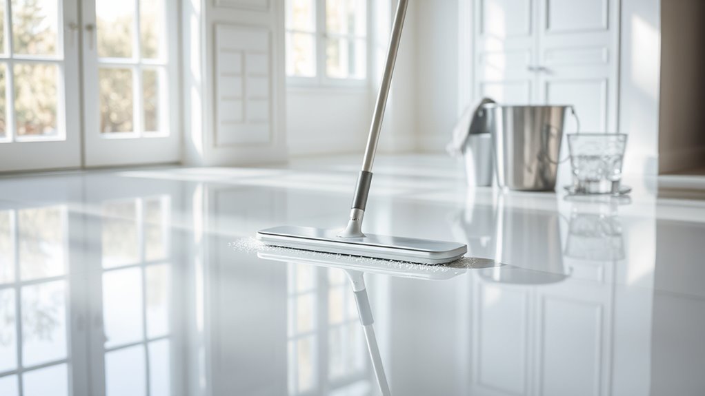 cleaning mirror like surfaces