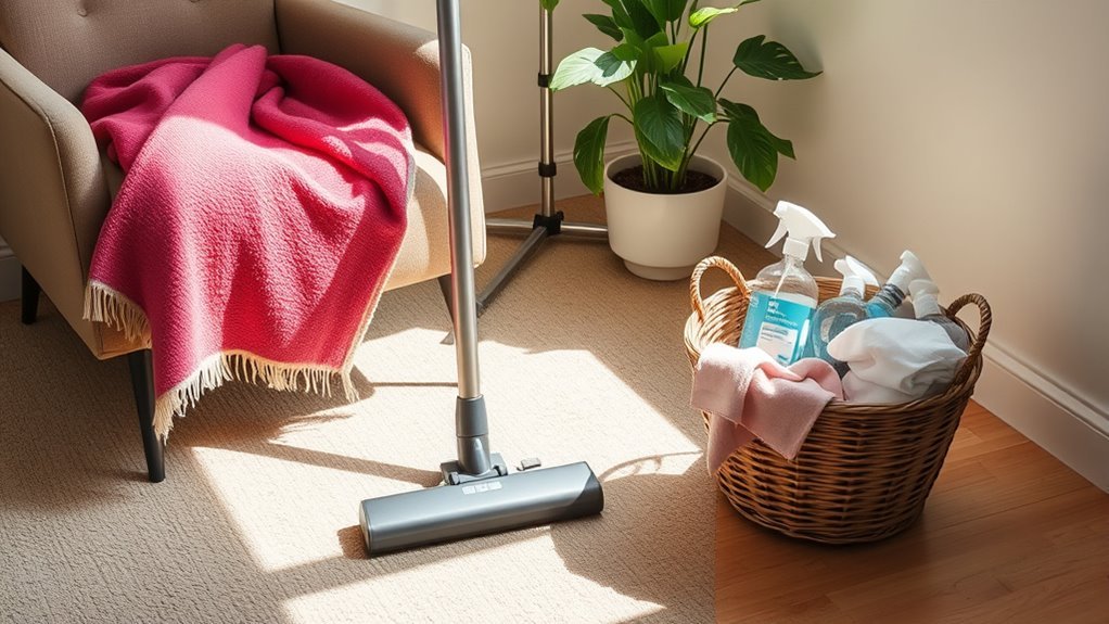 cleaning office blankets properly