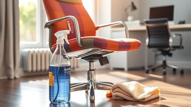 cleaning office chair effectively