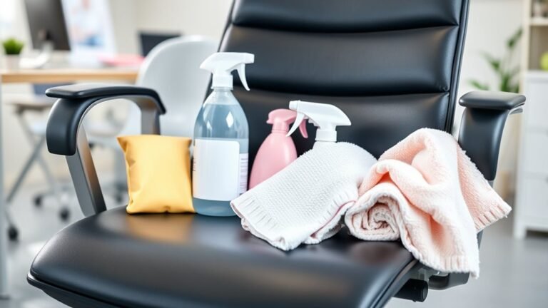 cleaning office chair essentials