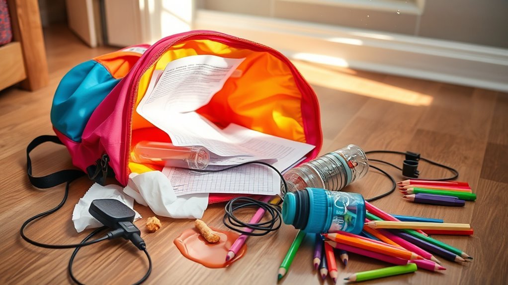 cleaning school bag mistakes