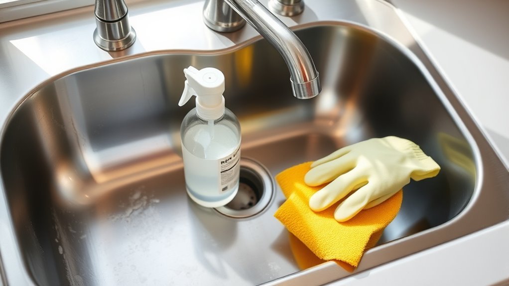cleaning supplies and safety