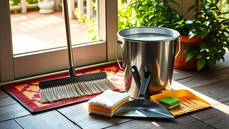 cleaning supplies for porch