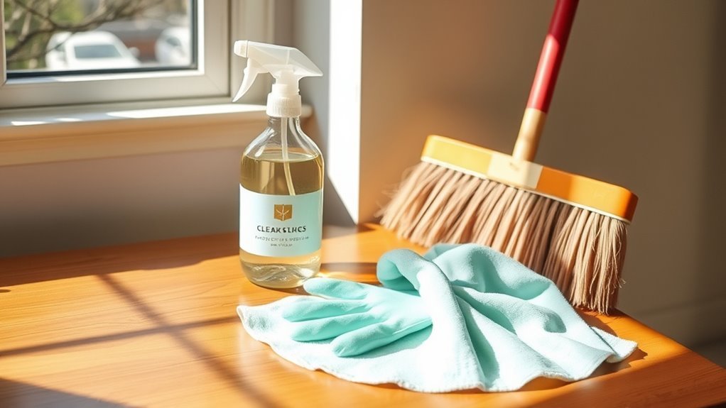 cleaning supplies preparation checklist