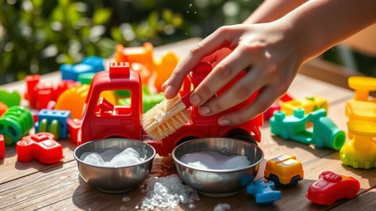 cleaning toy ac stains