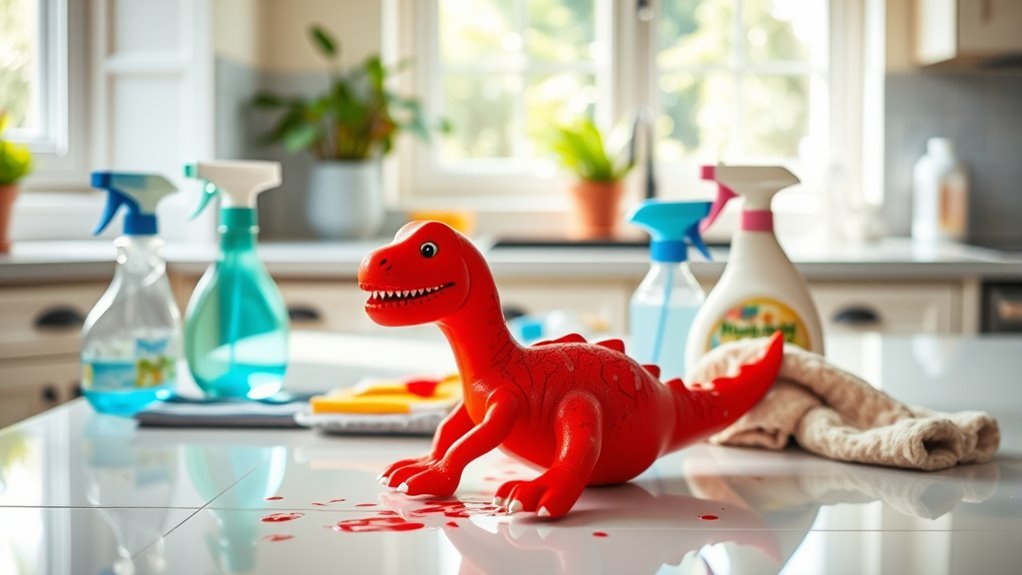 cleaning toy stains kitchen