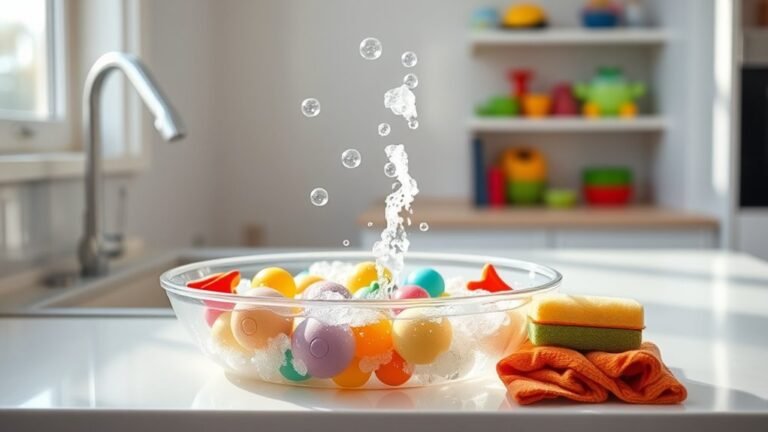 cleaning toys effectively and safely