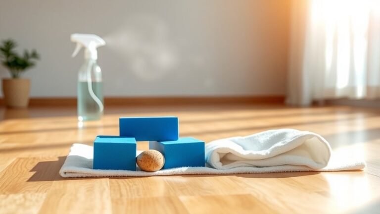 cleaning yoga blocks properly