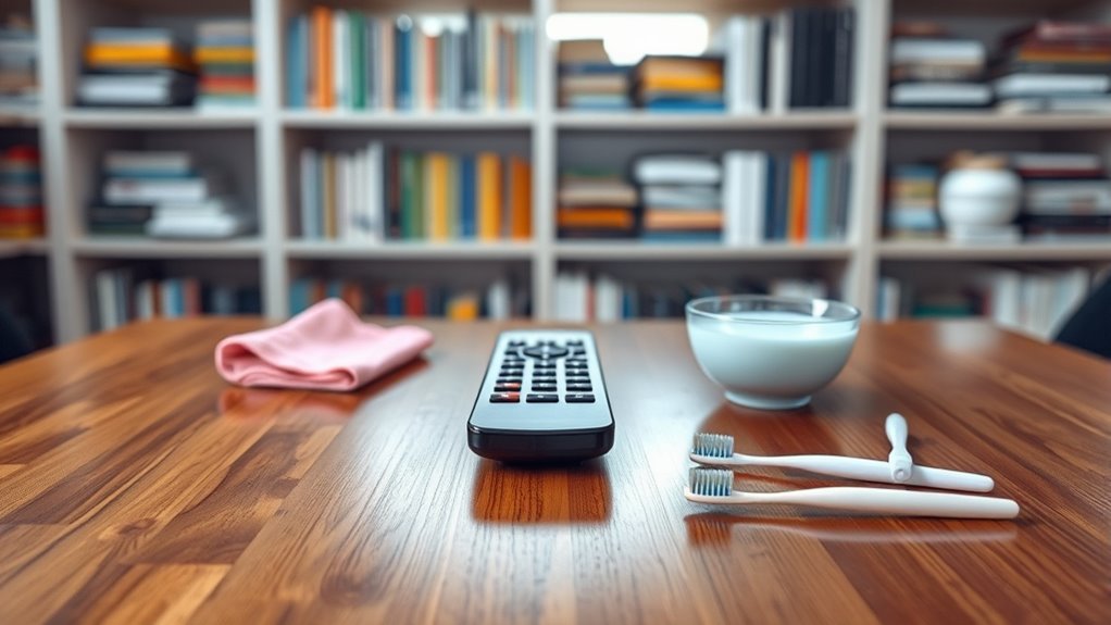 cleaning your remote control