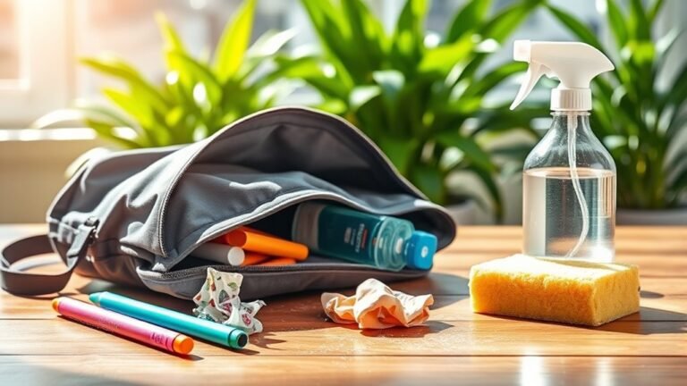 cleaning your school bag