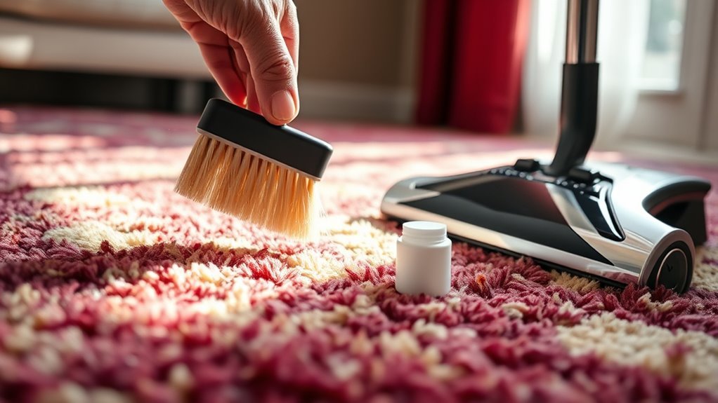 clear area for cleaning