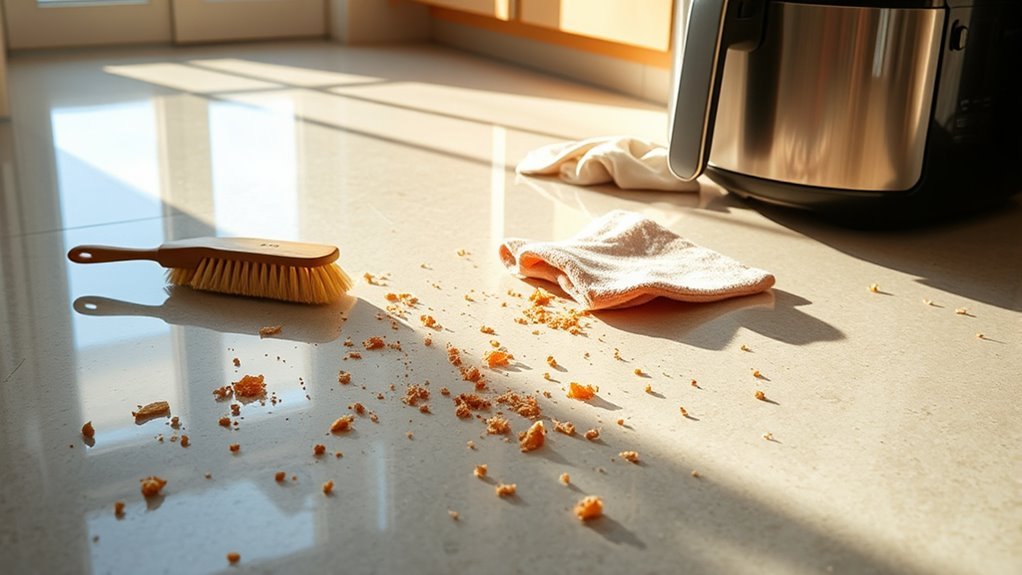 clear crumbs prevent pests