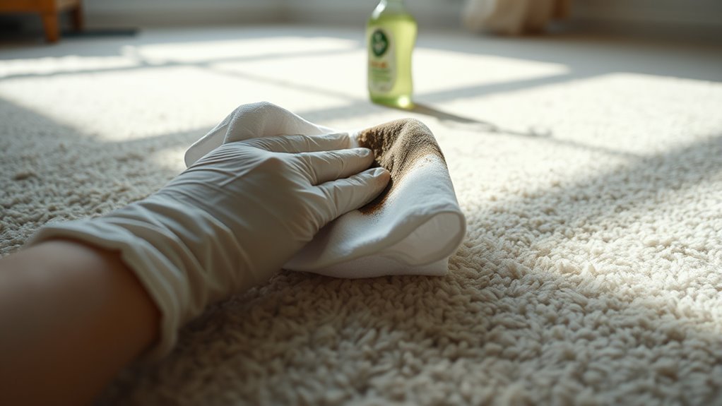 clear vacuum treat carpet