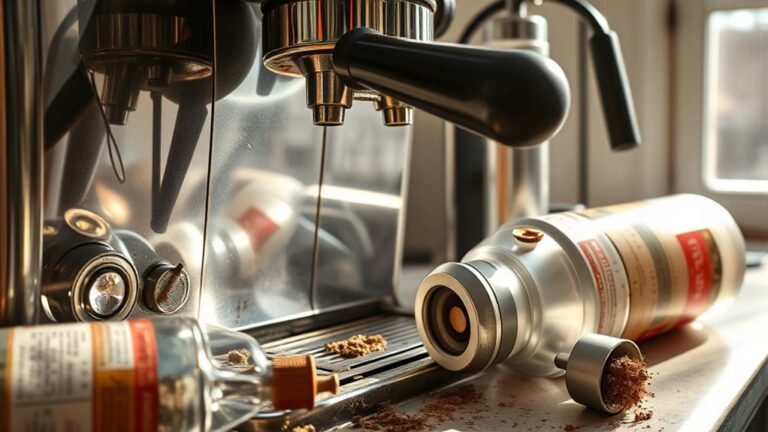 coffee machine cleaning errors