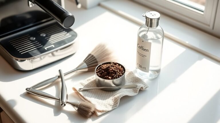 coffee machine cleaning tools