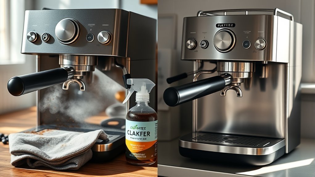 coffee machine maintenance routine