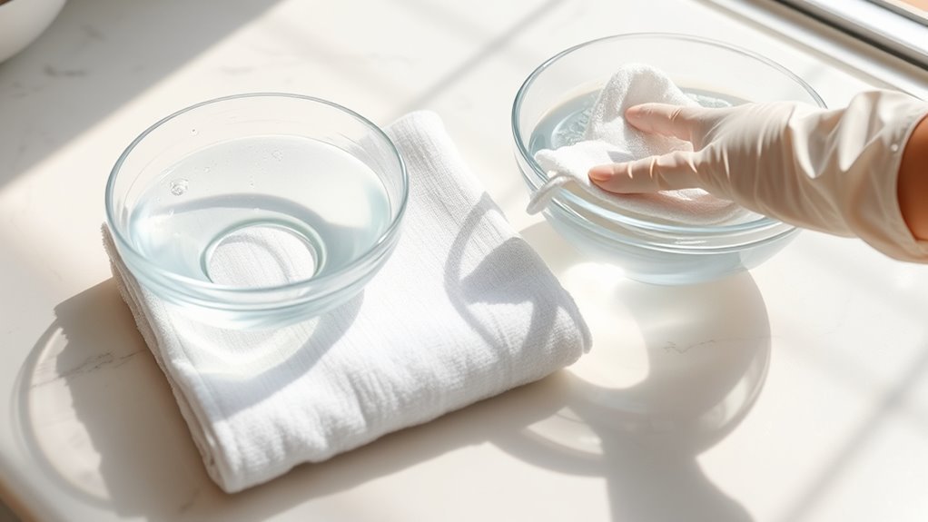 cold water prevents stains