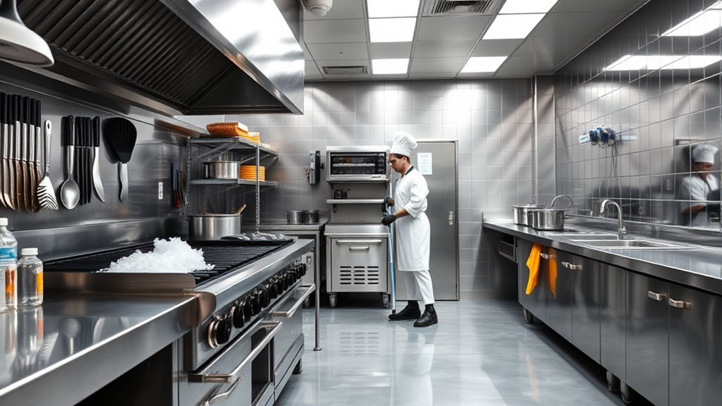 commercial kitchen cleaning practices