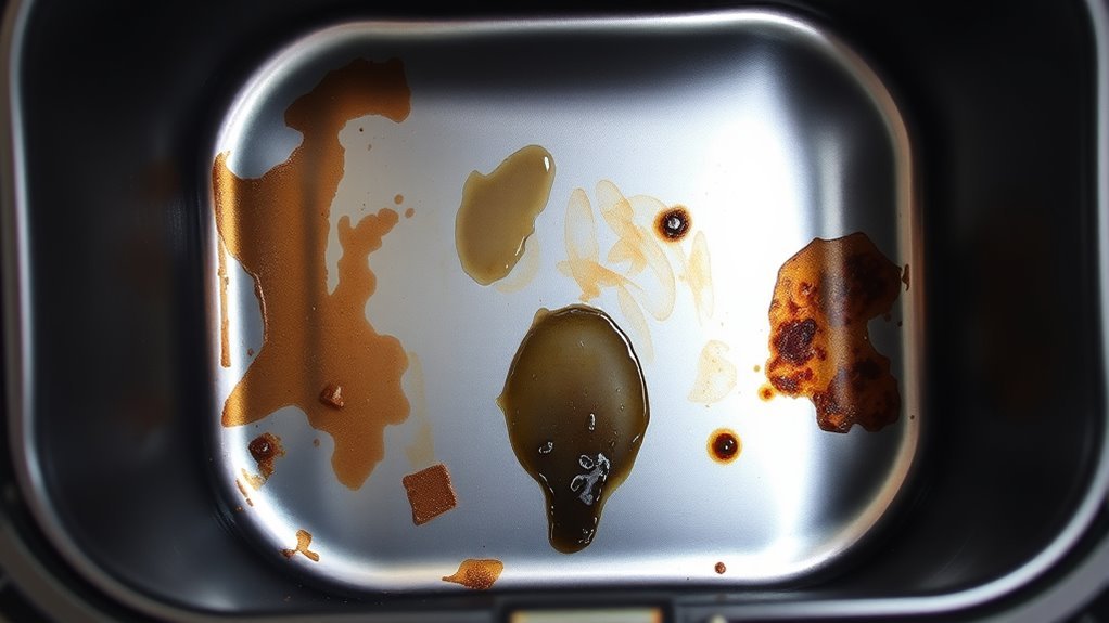 common air fryer stains