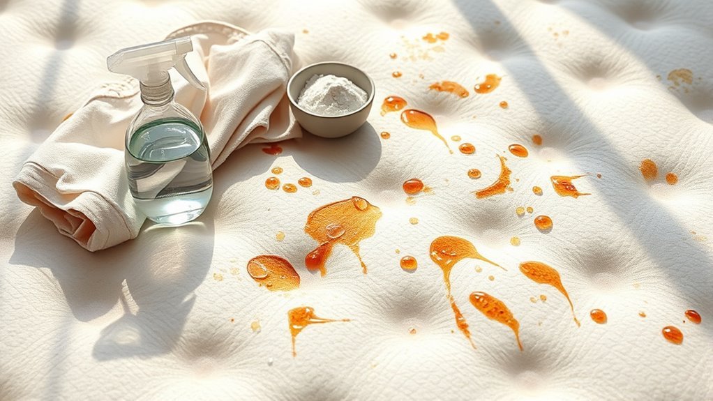 common mattress stain types