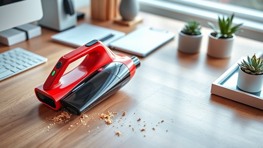 compact convenience for messes