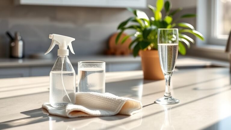 conserve water during cleaning