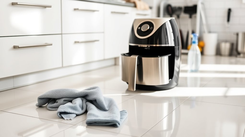 consistent air fryer maintenance