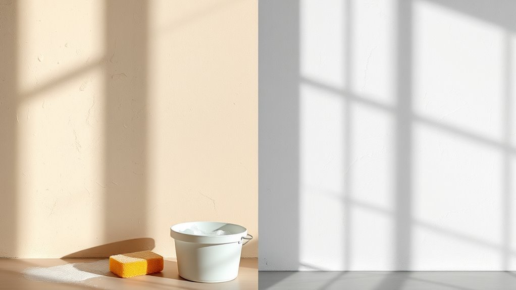 consistent wall maintenance routine