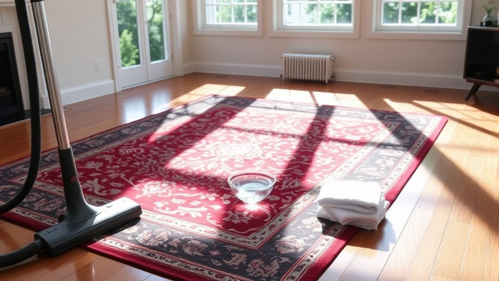 control moisture during cleaning