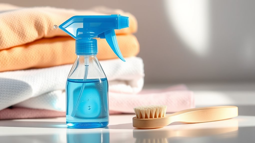 controlled cleaning solution application