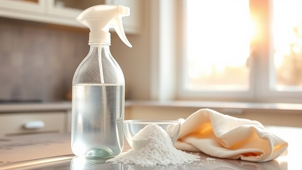 cornstarch water streak free cleaner