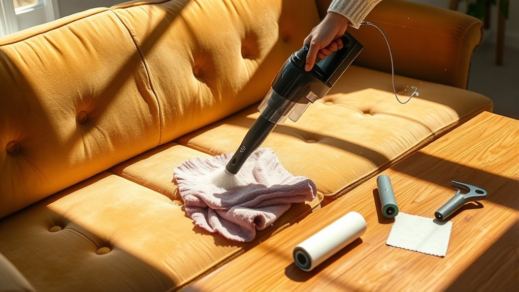 couch cleaning by material