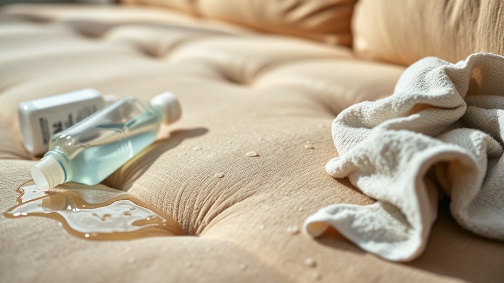 couch cleaning moisture control