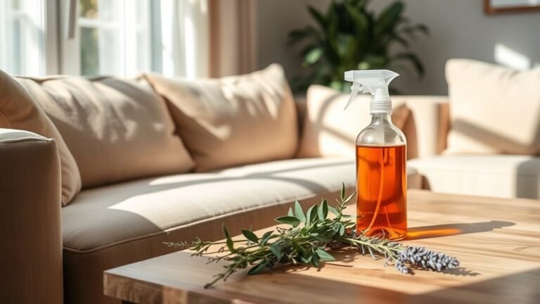 couch cleaning with essential oils