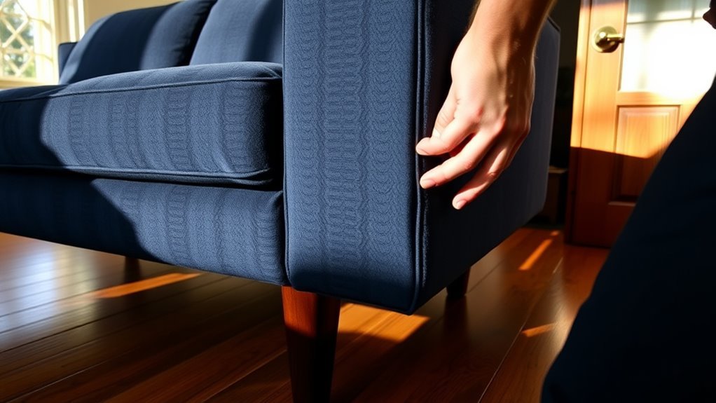 couch removal from wood
