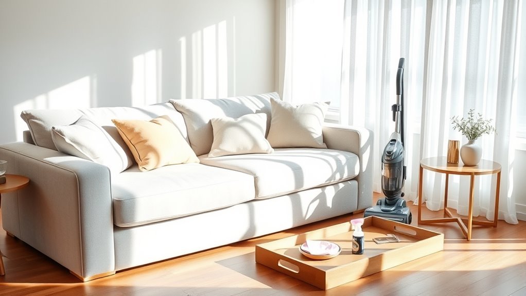 couch spring cleaning tips