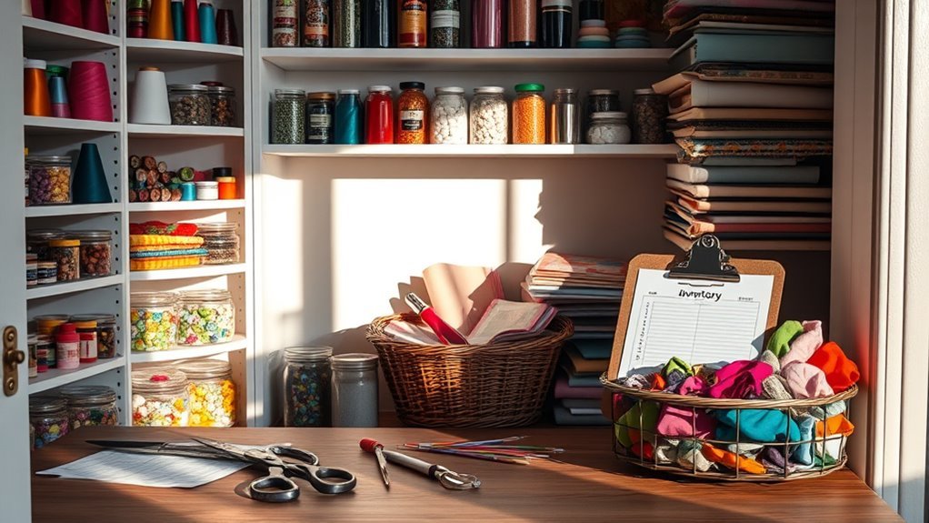 craft supply inventory assessment