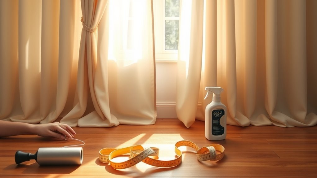 curtain care throughout seasons