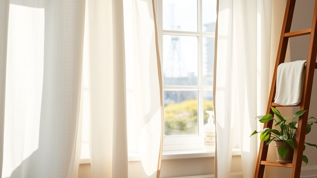 curtain cleaning spring tips