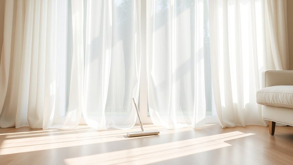 curtains suitable for laminate cleaning