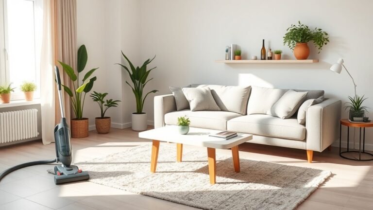 cut living room cleaning costs