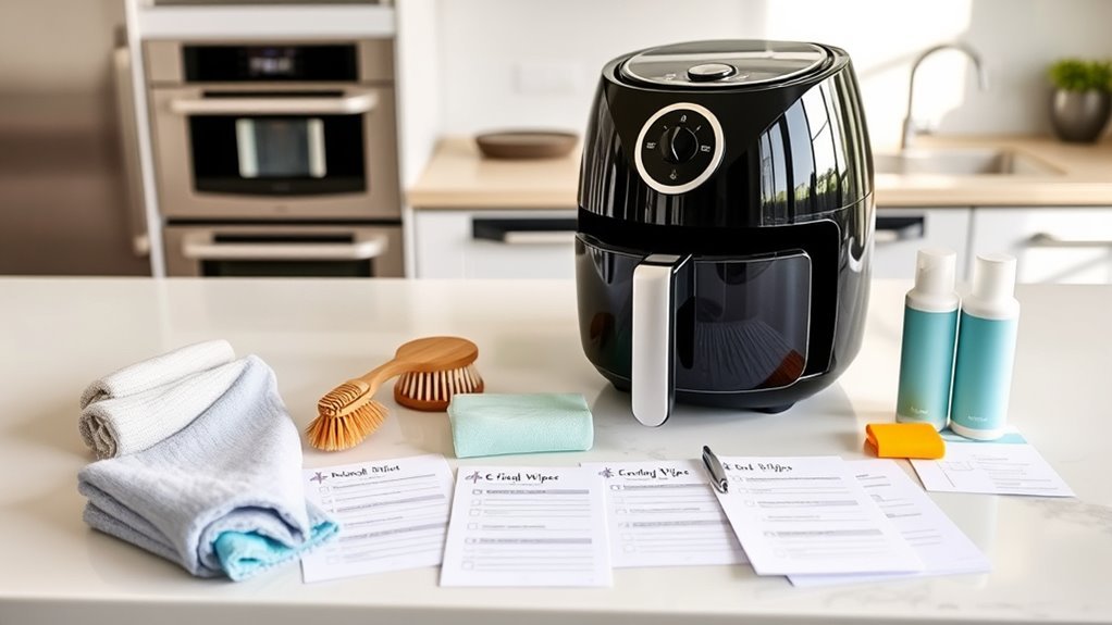 daily air fryer cleaning