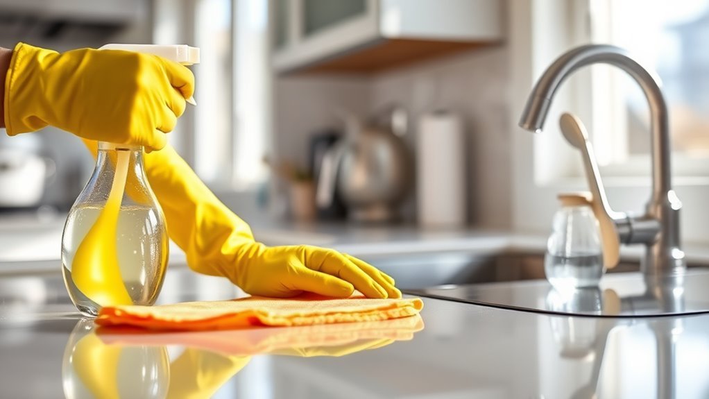 daily clean high touch surfaces