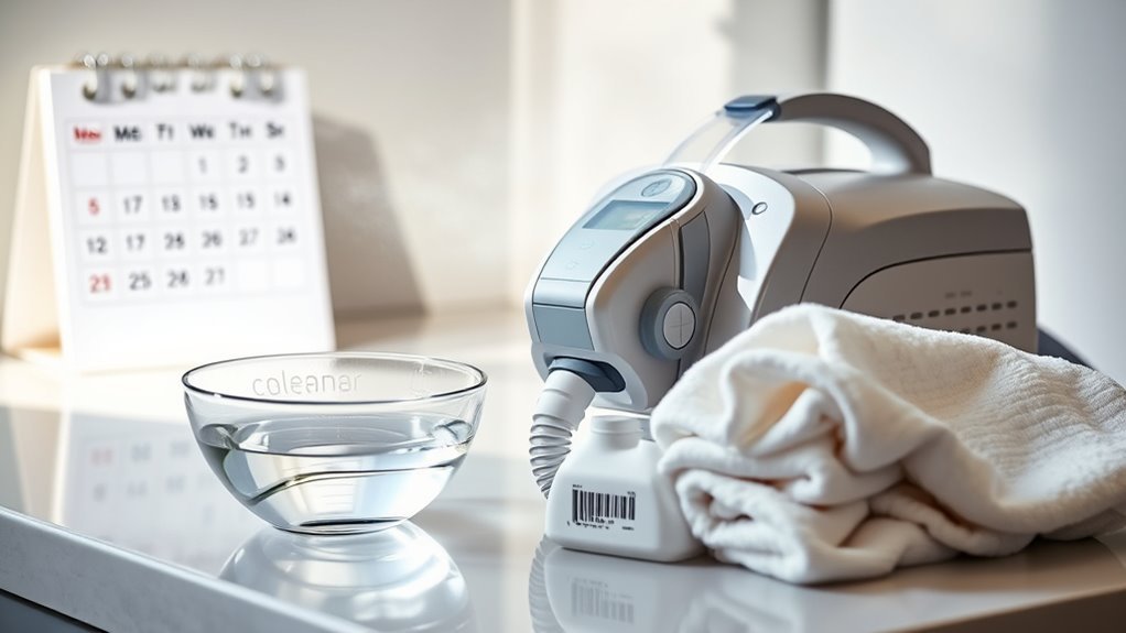 daily cleaning weekly disinfection