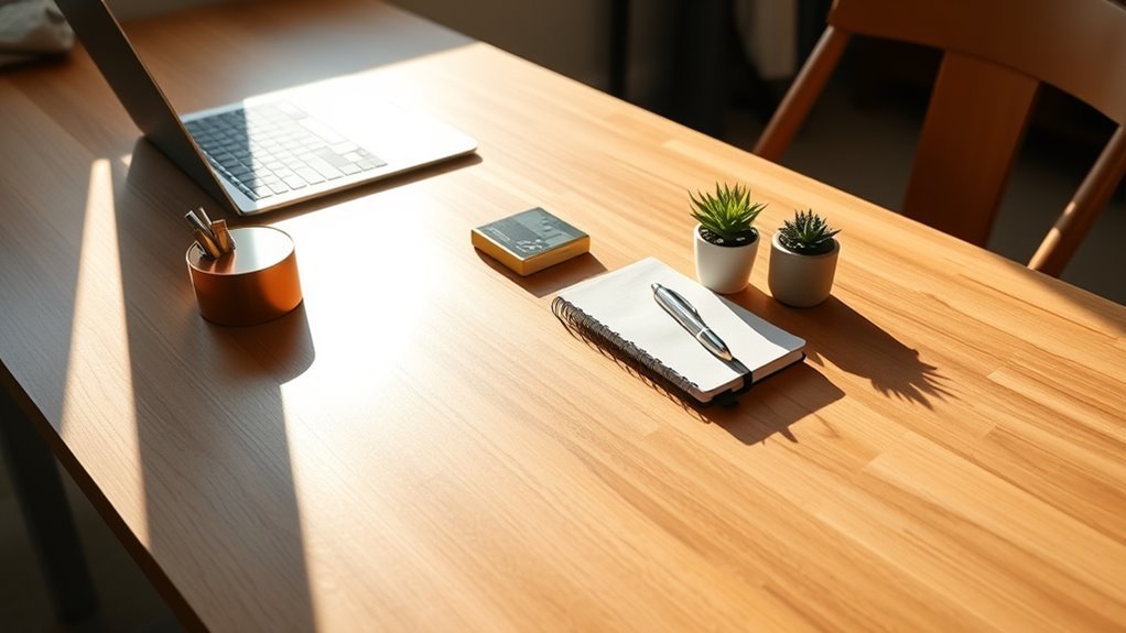 daily desk cleaning routine